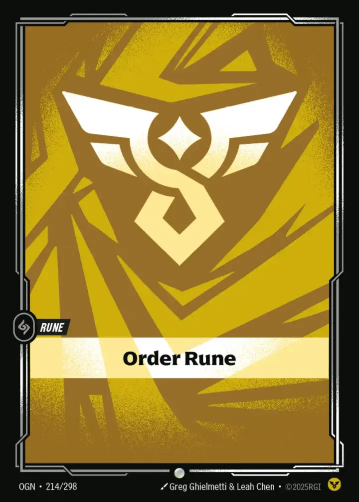 Order Rune (V.1 - Common)