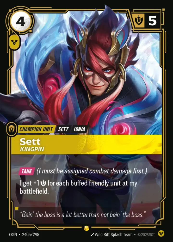 Sett, Kingpin (V.2 - Showcase)