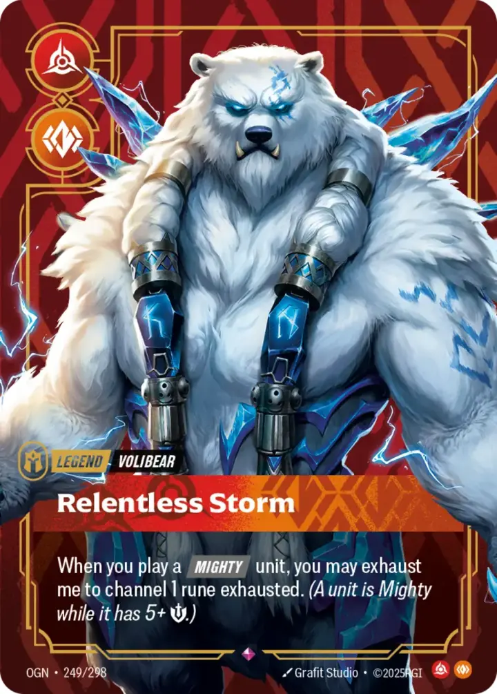 Volibear, Relentless Storm (V.1 - Rare)