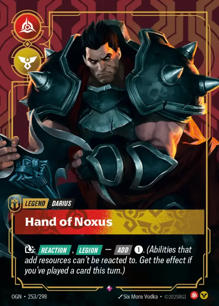 Darius, Hand of Noxus (V.1 - Rare)