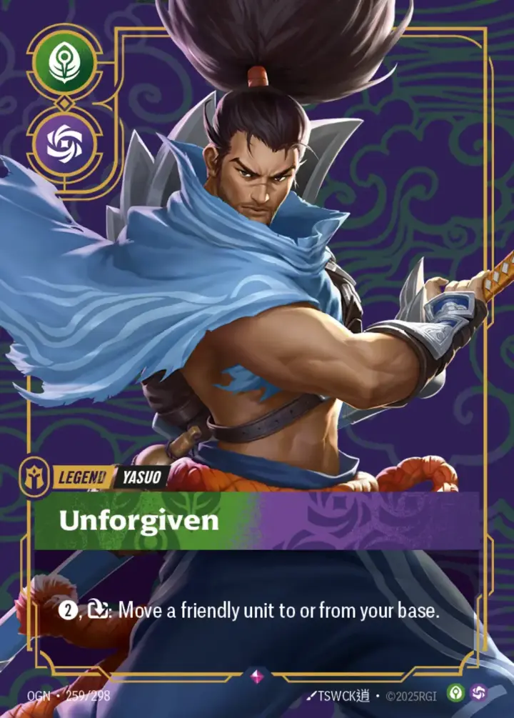 Yasuo, Unforgiven (V.1 - Rare)