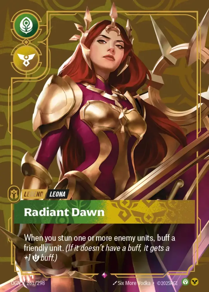 Leona, Radiant Dawn (V.1 - Rare)