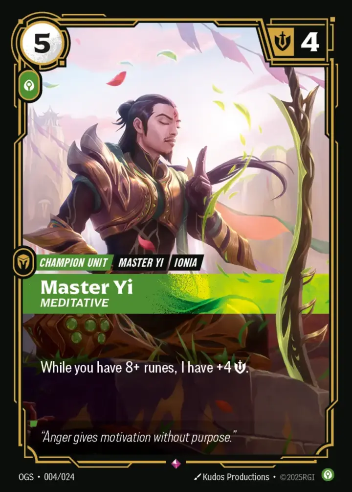 Yi, Meditative