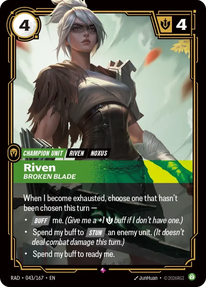 Riven, Broken Blade (V.1 - Rare)