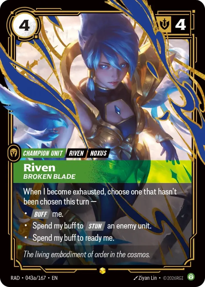 Riven, Broken Blade (V.2 - Showcase)