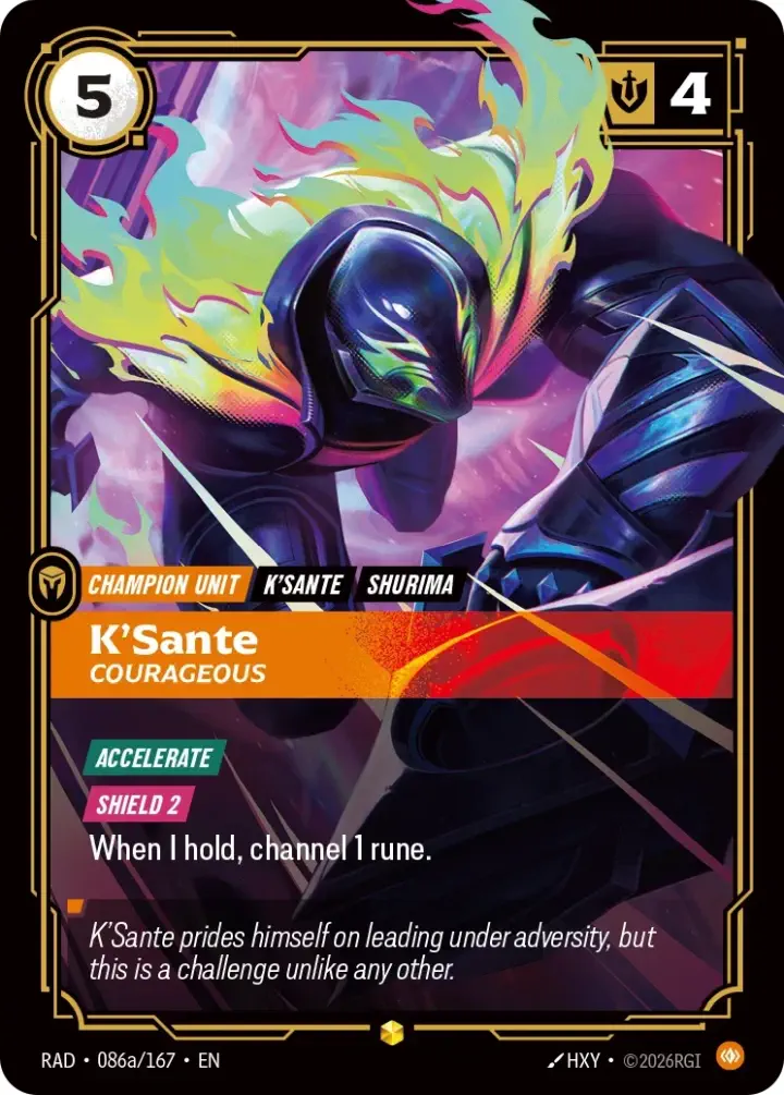 K'Sante, Courageous (V.2 - Showcase)