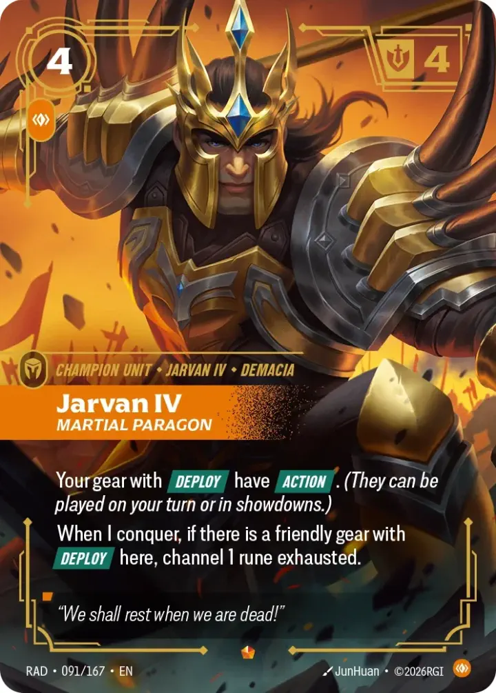 Jarvan IV, Martial Paragon (V.1 - Epic)