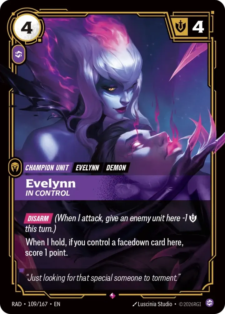 Evelynn, In Control (V.1 - Rare)