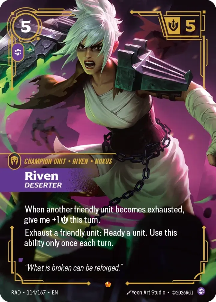 Riven, Deserter (V.1 - Epic)