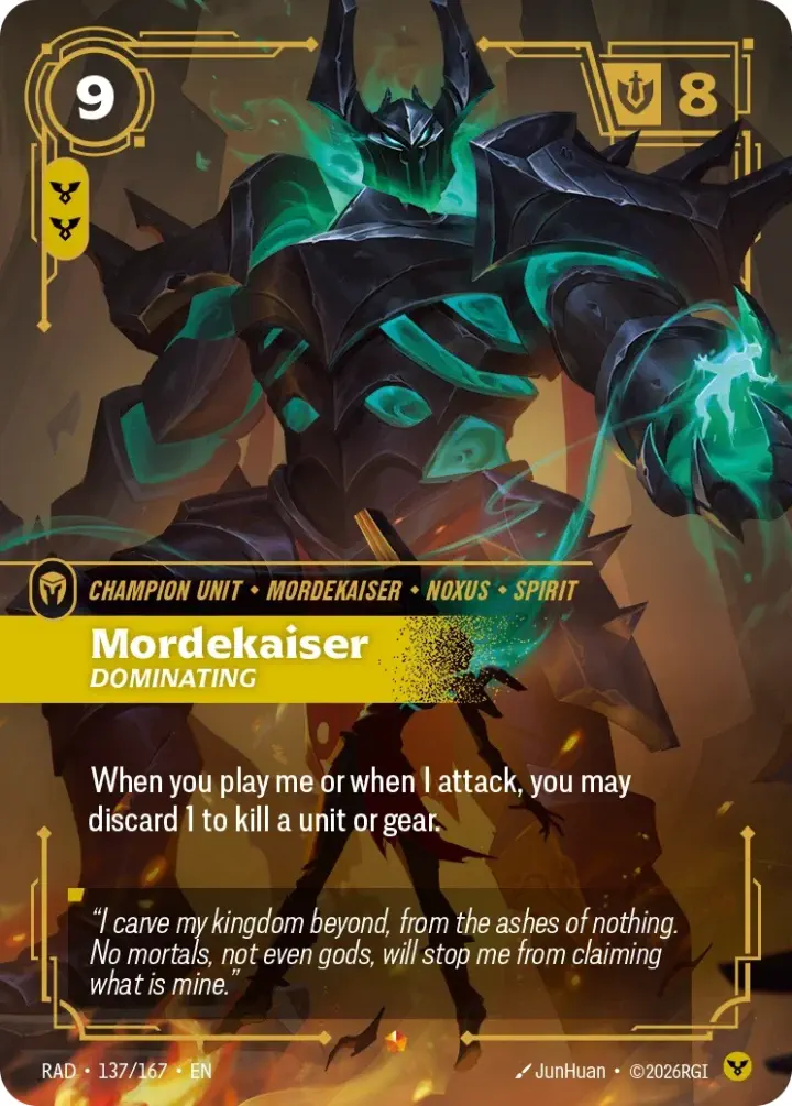 Mordekaiser, Dominating (V.1 - Epic)