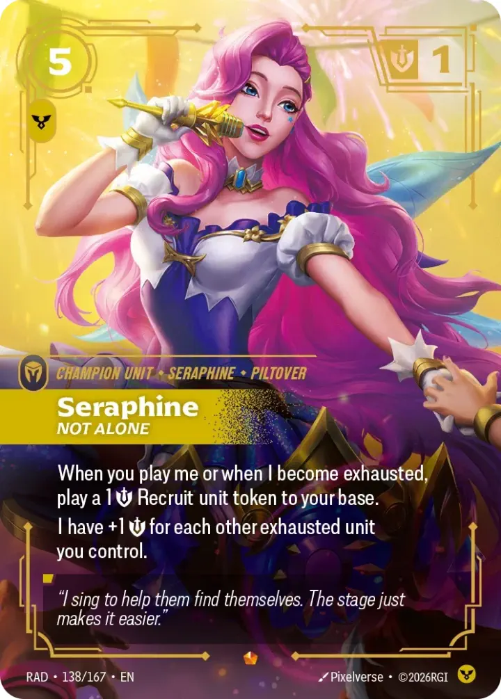 Seraphine, Not Alone (V.1 - Epic)