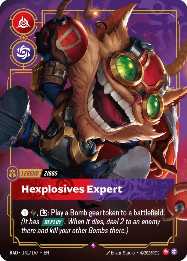 Ziggs, Hexplosives Expert (V.1 - Rare)