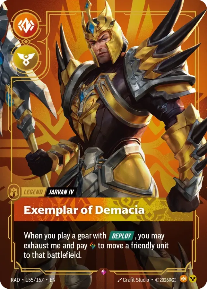 Jarvan IV, Exemplar of Demacia (V.1 - Rare)