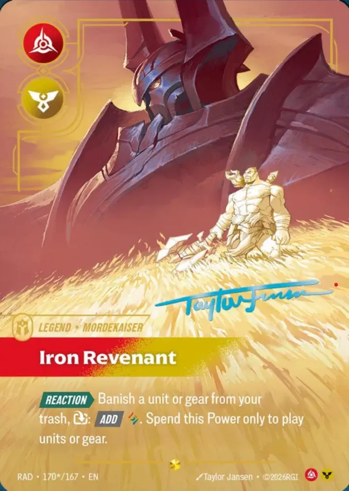 Mordekaiser, Iron Revenant (V.3 - Signed Showcase)