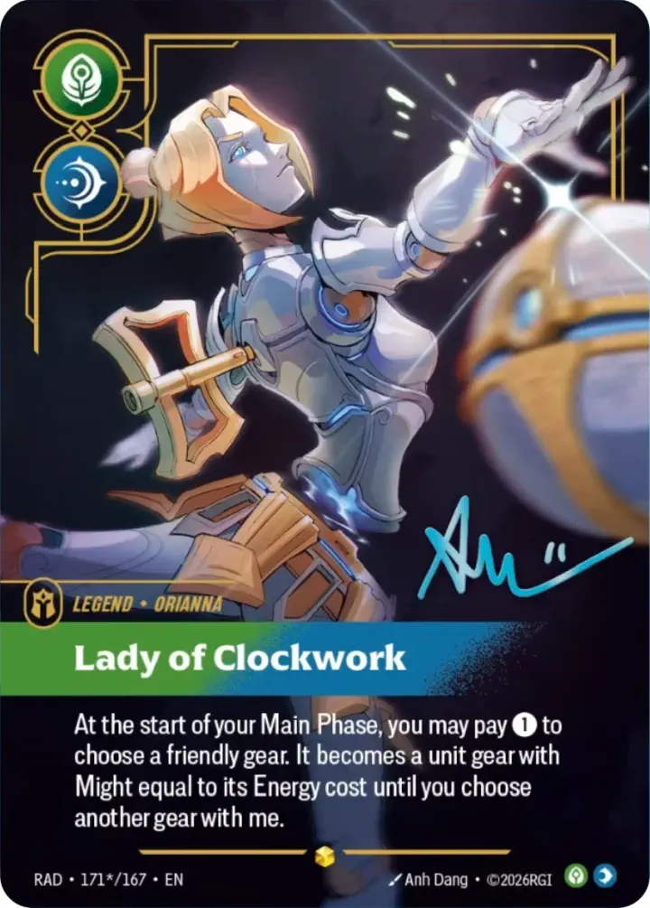 Orianna, Lady of Clockwork (V.3 - Signed Showcase)