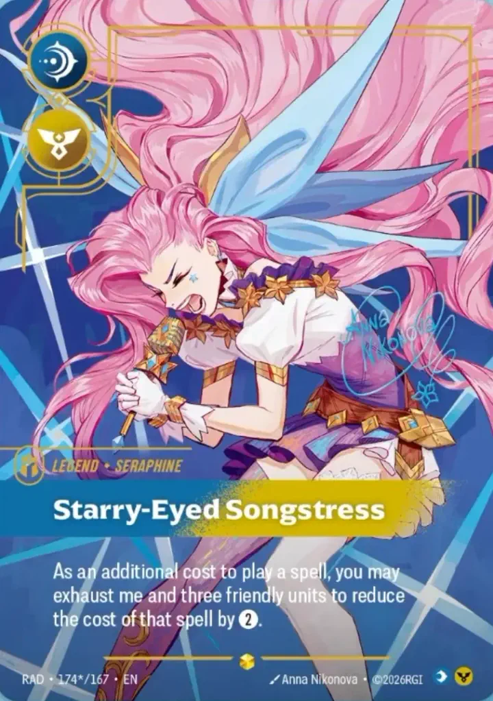 Seraphine, Starry-Eyed Songstress (V.3 - Signed Showcase)