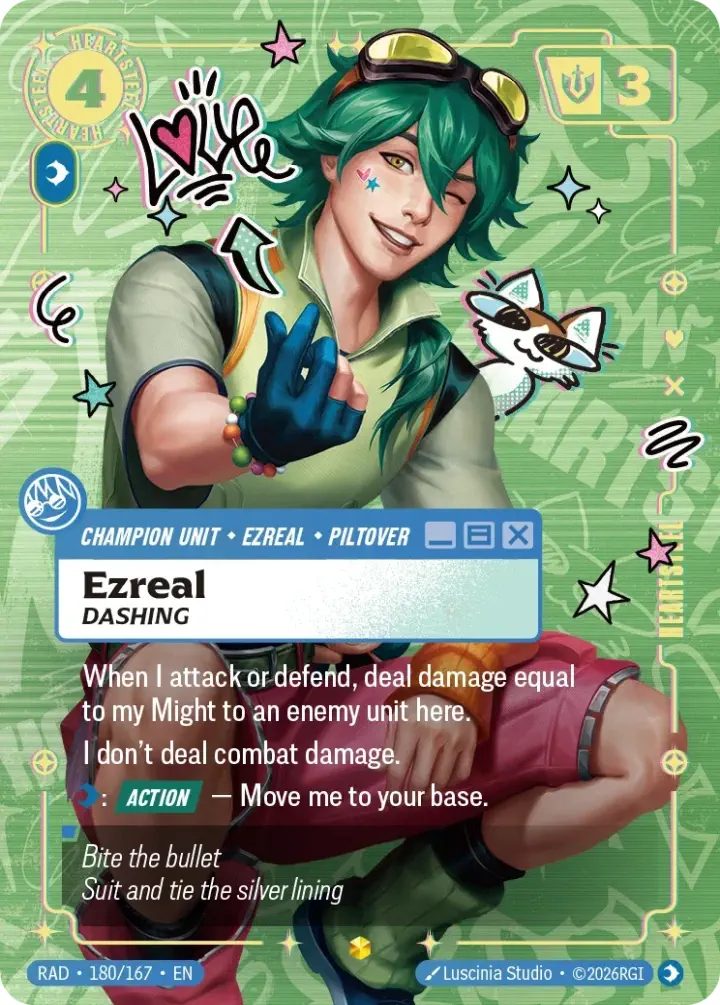 Ezreal, Dashing (V.1 - Showcase)