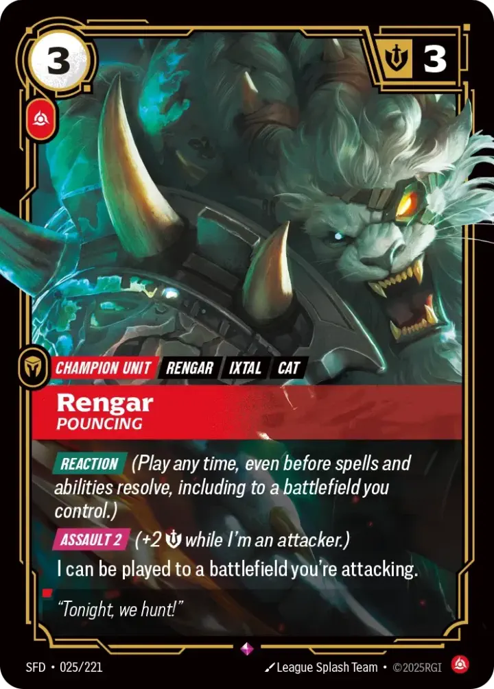 Rengar, Pouncing