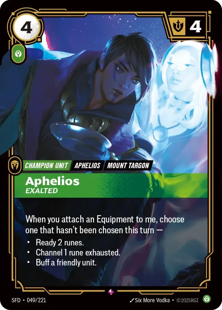 Aphelios, Exalted (V.1 - Rare)