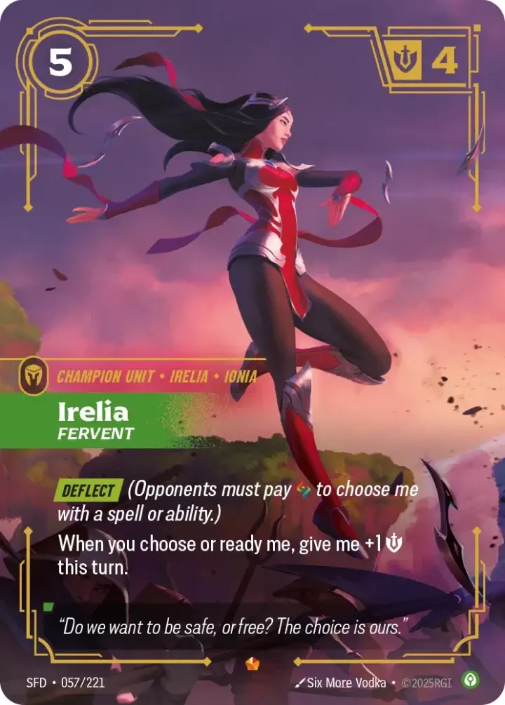 Irelia, Fervent (V.1 - Epic)