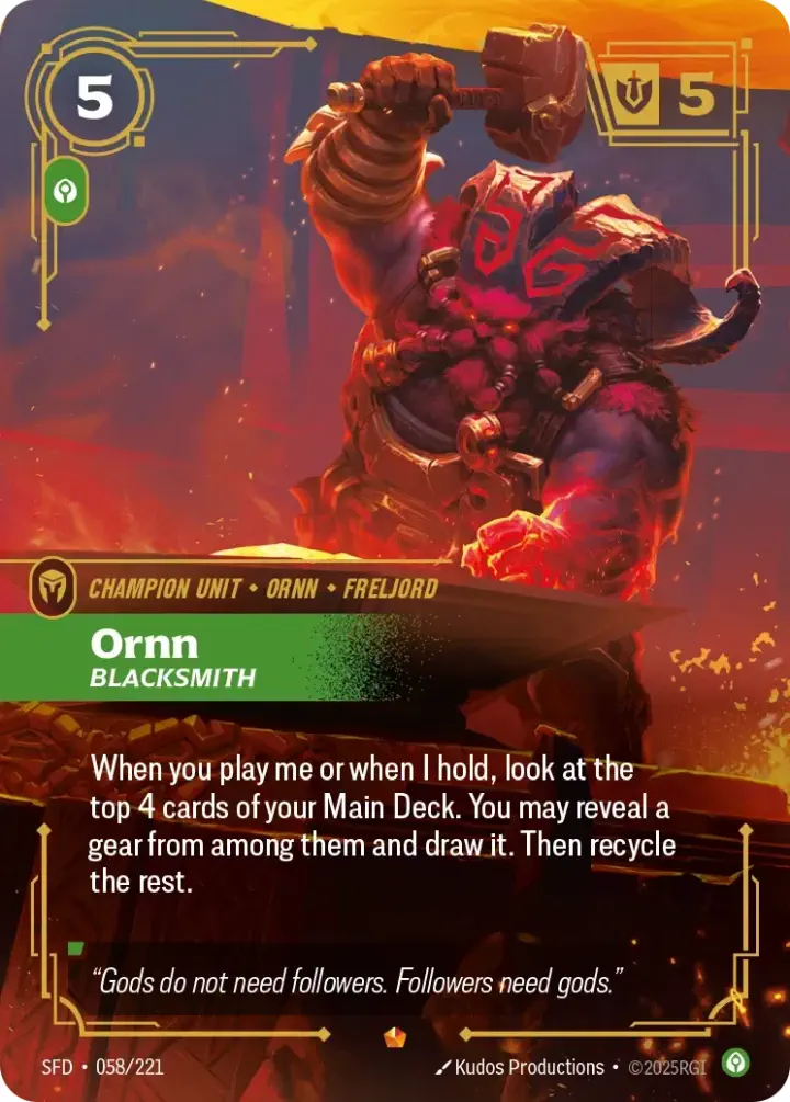 Ornn, Blacksmith (V.1 - Epic)