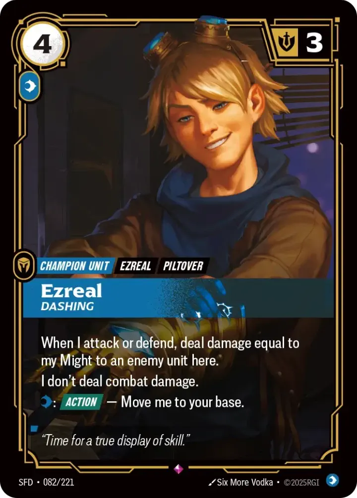 Ezreal, Dashing (V.1 - Rare)