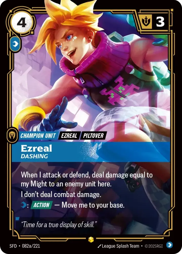 Ezreal, Dashing (V.2 - Showcase)