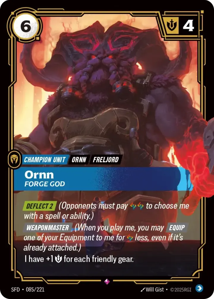 Ornn, Forge God (V.1 - Rare)
