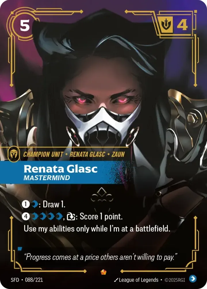 Renata Glasc, Mastermind (V.1 - Epic)