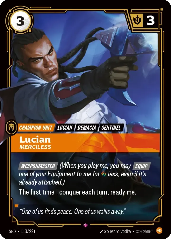 Lucian, Merciless (V.1 - Rare)