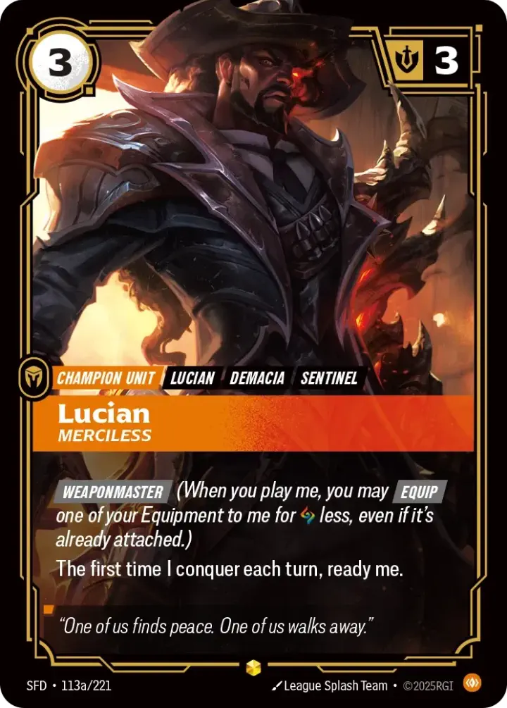 Lucian, Merciless (V.2 - Showcase)