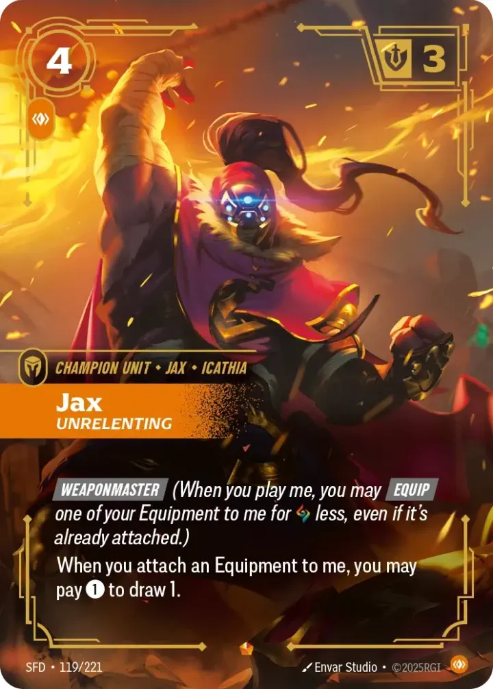 Jax, Unrelenting (V.1 - Epic)