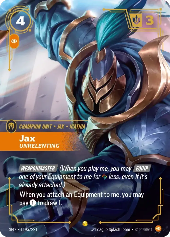 Jax, Unrelenting (V.2 - Showcase)