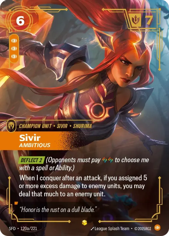Sivir, Ambitious (V.2 - Showcase)