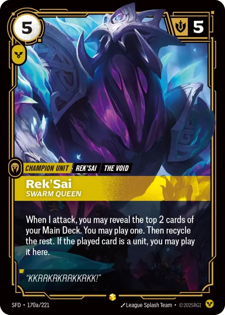 Rek'Sai, Swarm Queen (V.2 - Showcase)