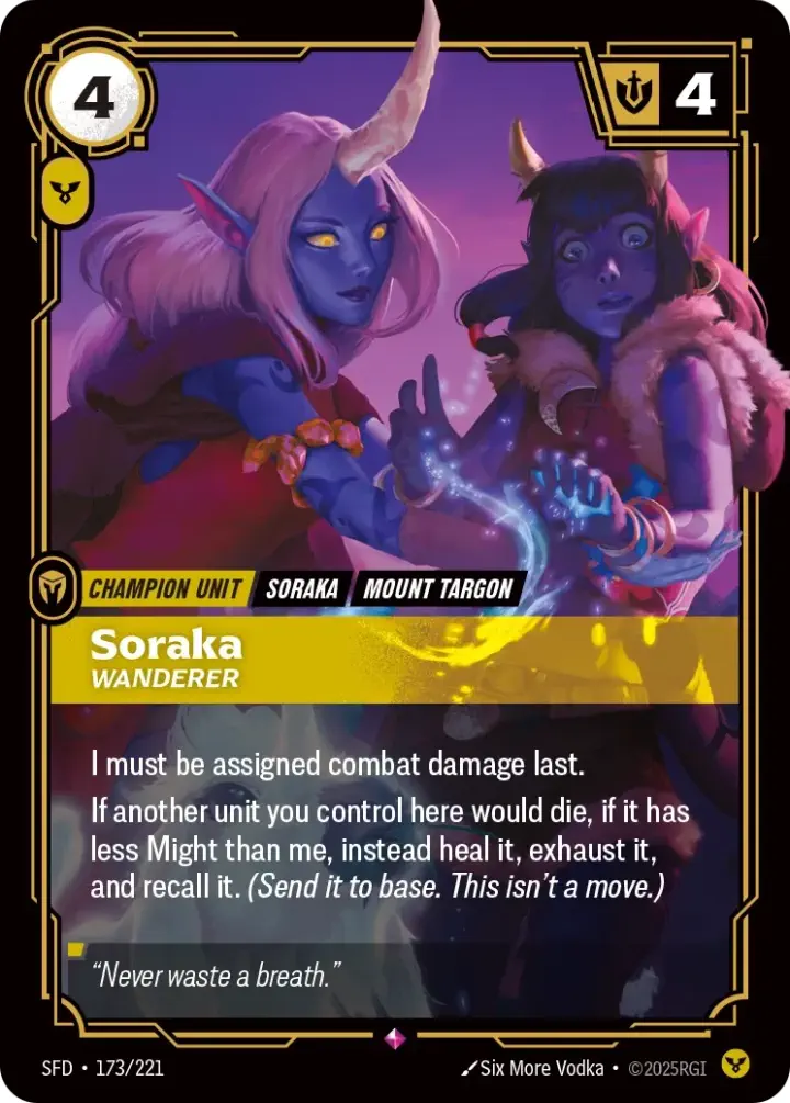 Soraka, Wanderer (V.1 - Rare)