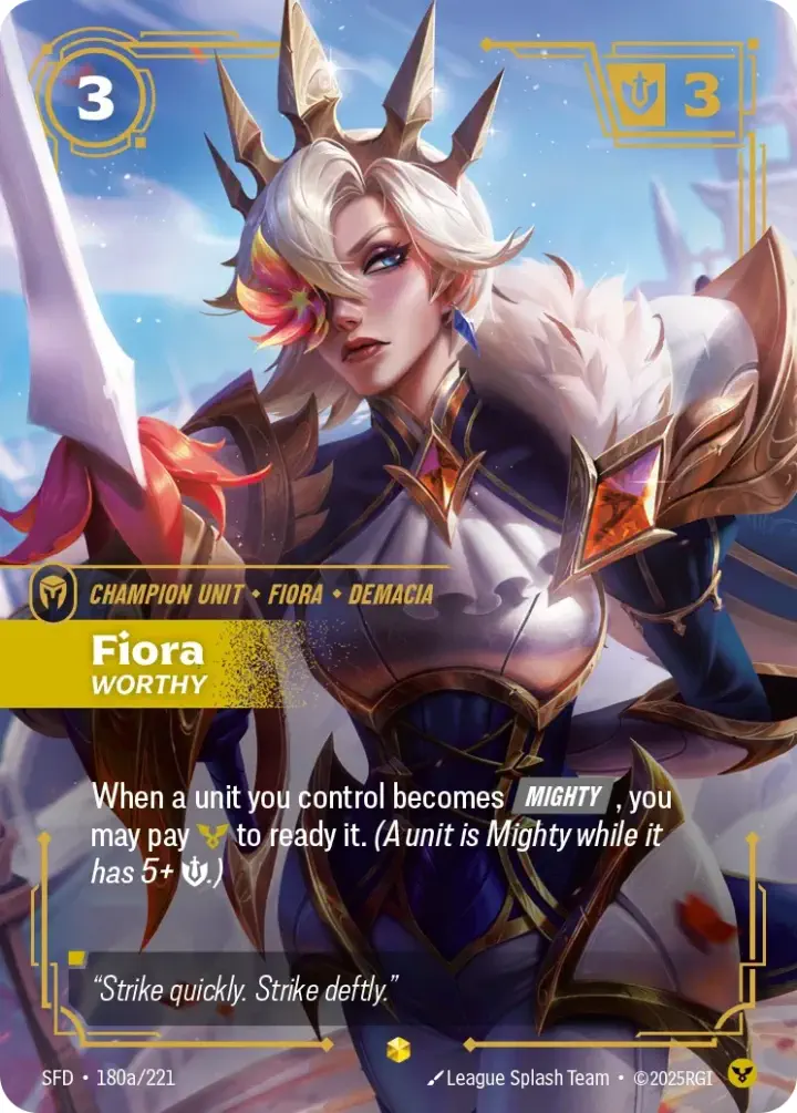 Fiora, Worthy (V.2 - Showcase)