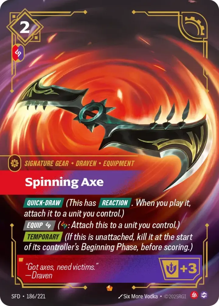 Spinning Axe