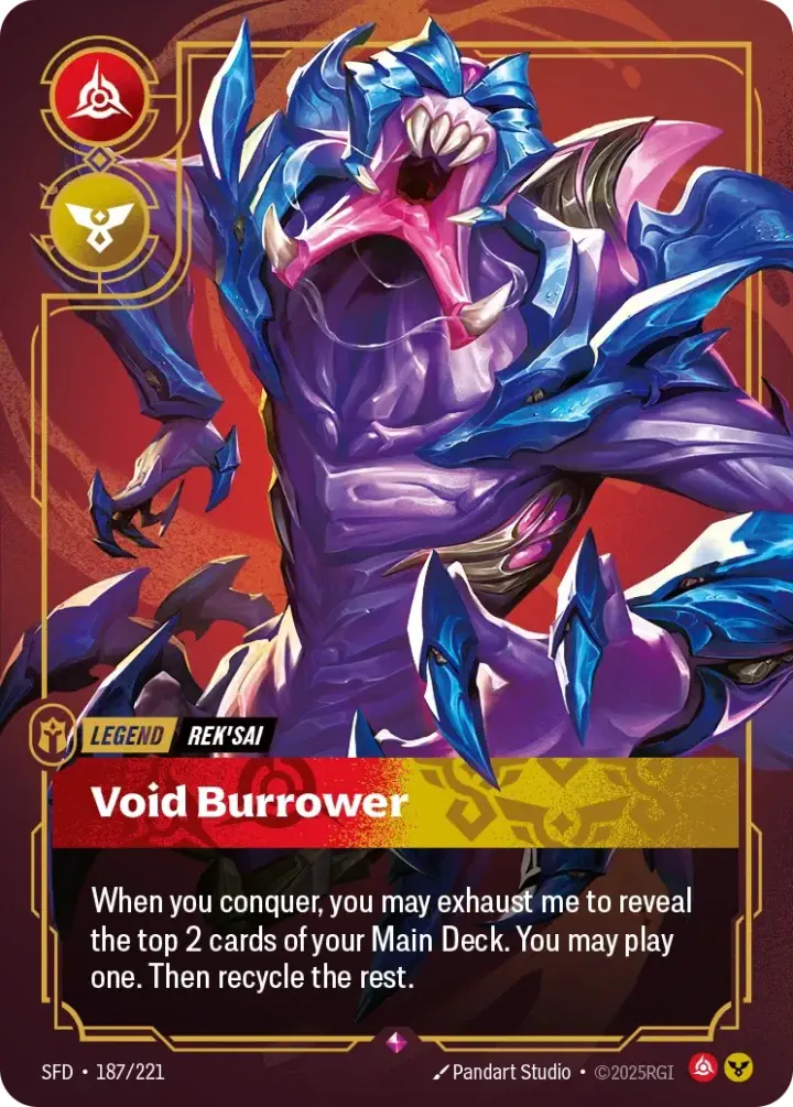 Rek'Sai, Void Burrower (V.1 - Rare)