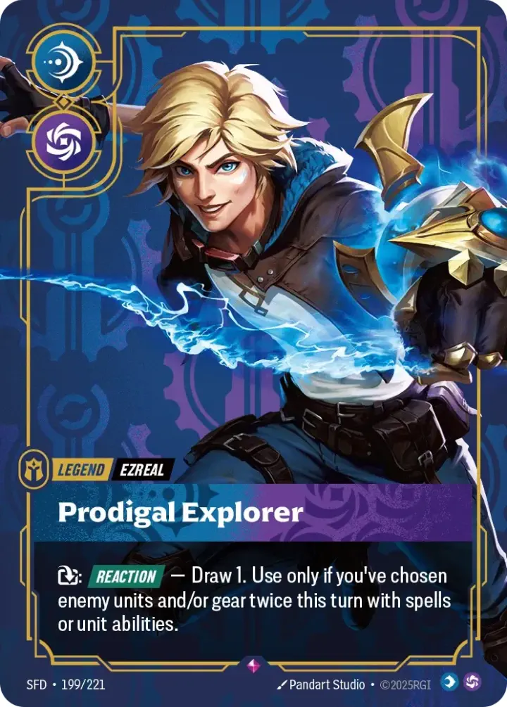 Ezreal, Prodigal Explorer (V.1 - Rare)