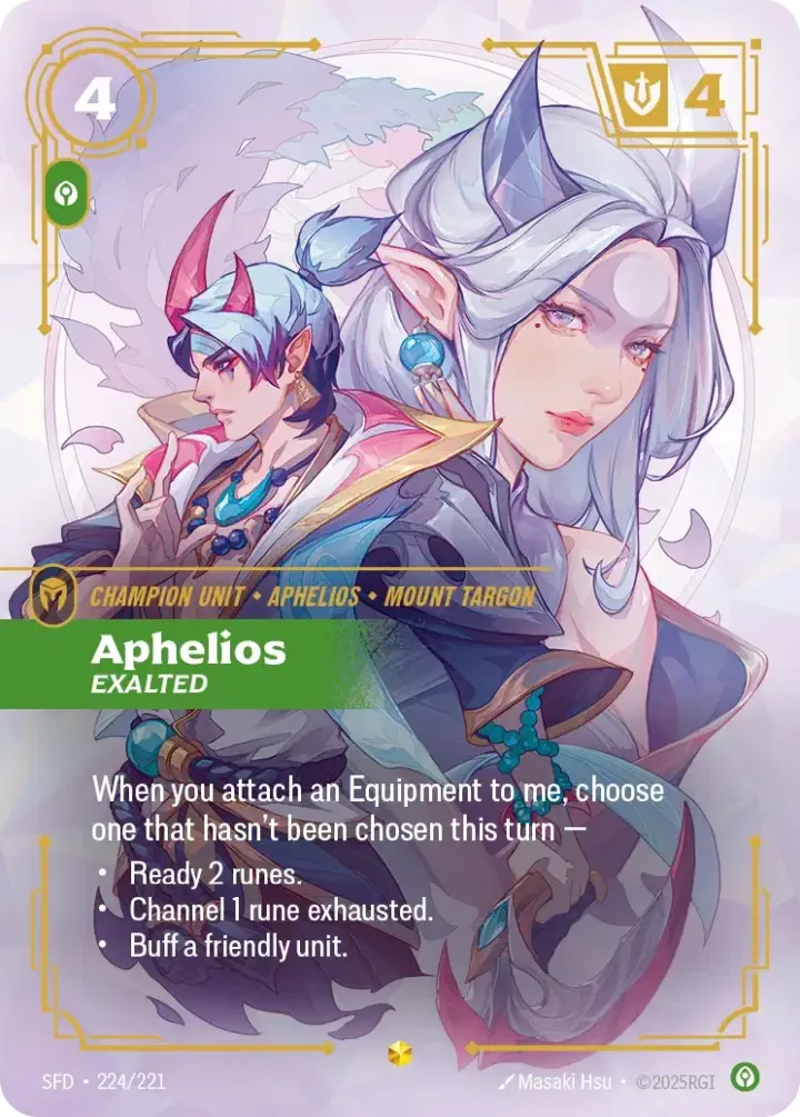 Aphelios, Exalted (V.2 - Showcase)