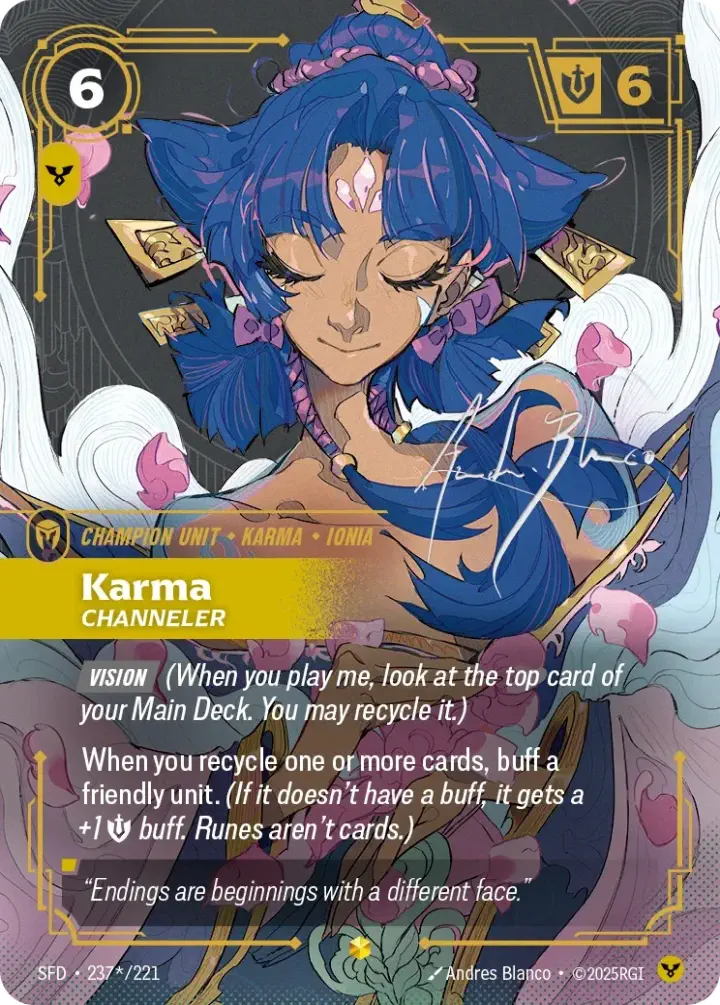 Karma, Channeler (V.2 - Signed Showcase)