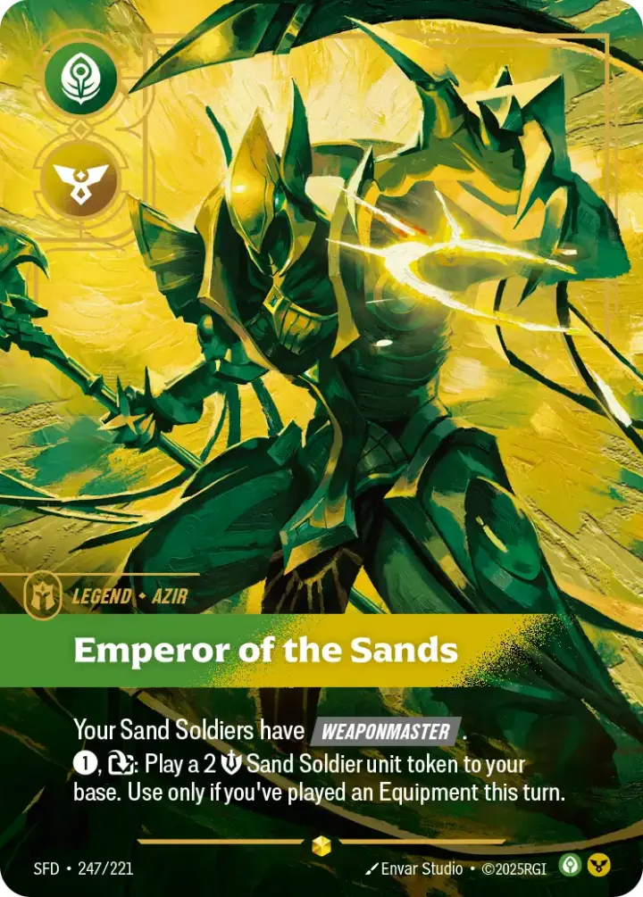 Azir, Emperor of the Sands (V.2 - Showcase)