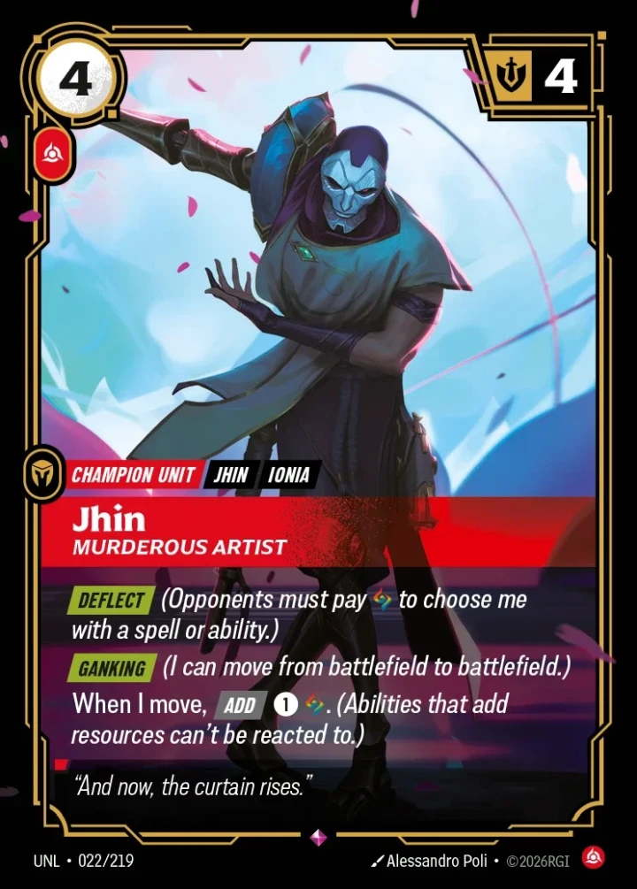 Jhin, Murderous Artist (V.1 - Rare)
