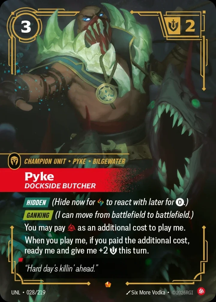 Pyke, Dockside Butcher (V.1 - Epic)