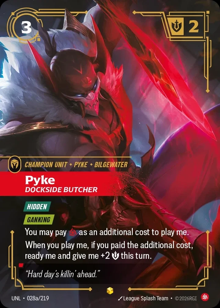 Pyke, Dockside Butcher (V.2 - Showcase)