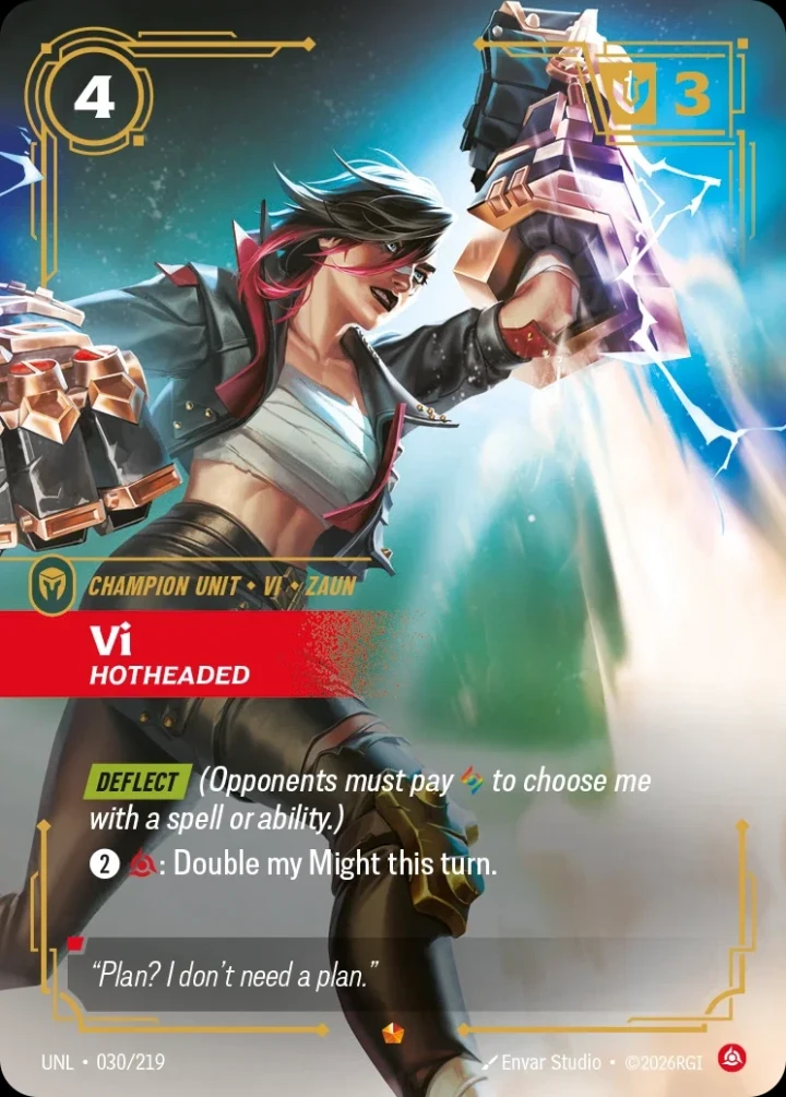 Vi, Hotheaded (V.1 - Epic)
