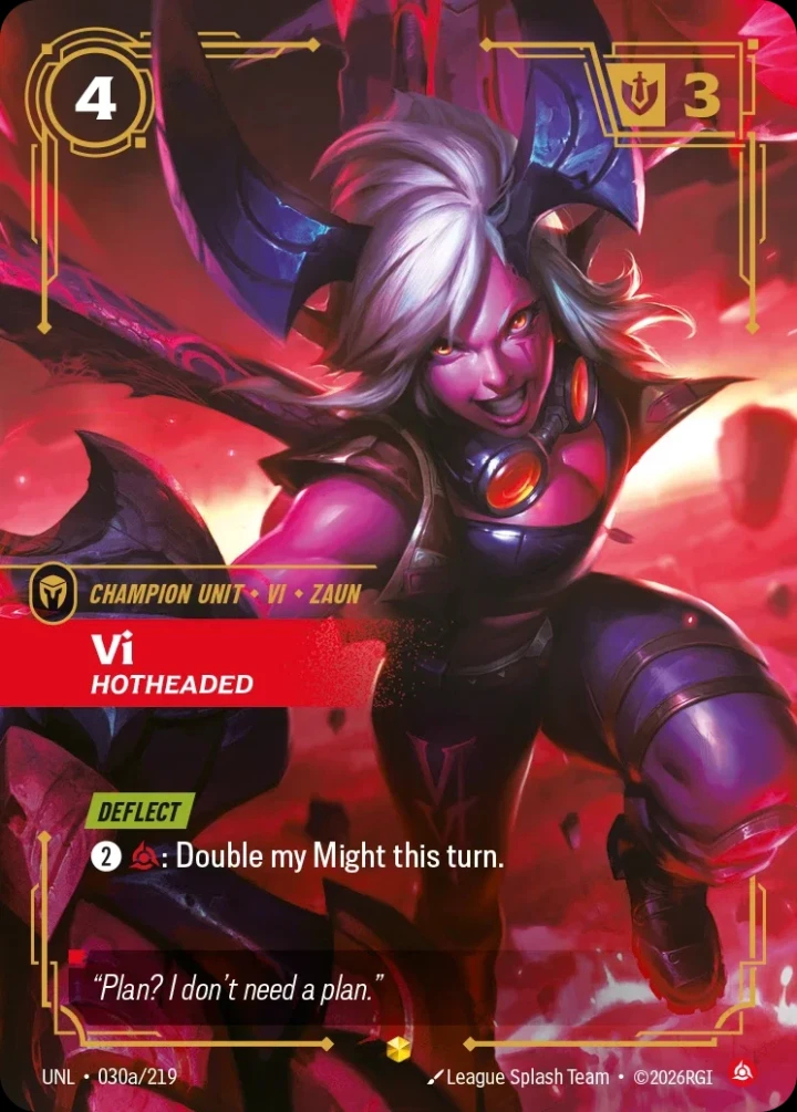 Vi, Hotheaded (V.2 - Showcase)