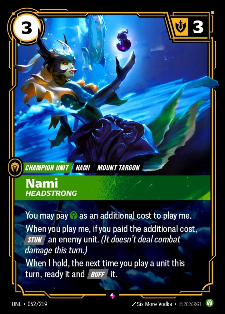 Nami, Headstrong