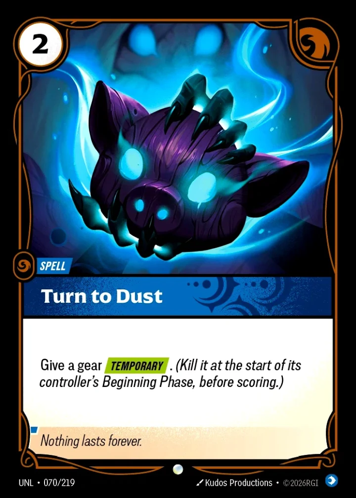 Turn to Dust